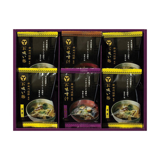  神田川俊郎監修〈味和心〉お味噌汁ギフト【雅】