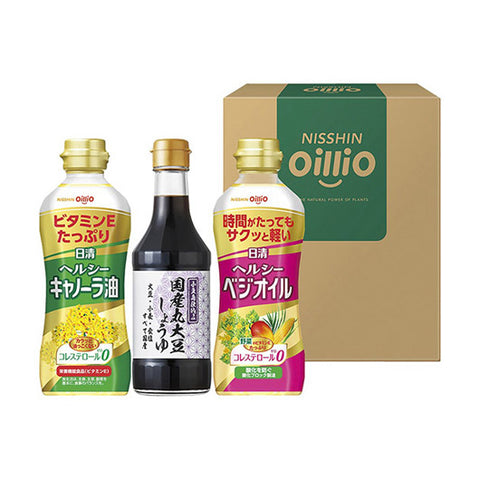 27 日清オイリオ ヘルシーオイル＆国産丸大豆醤油ギフト