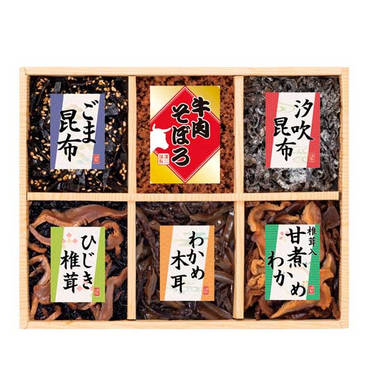 廣川昆布 風味彩々 6品佃煮詰合せ画像3