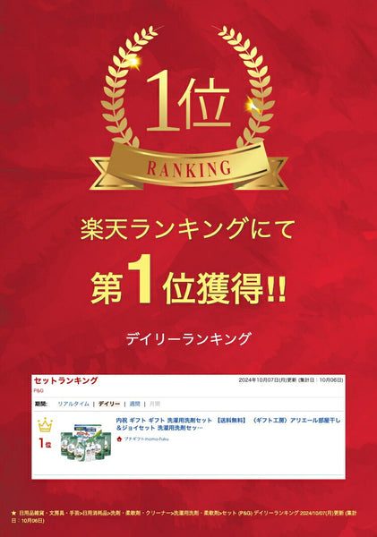 〈ギフト工房〉アリエール部屋干し＆ジョイセット画像2