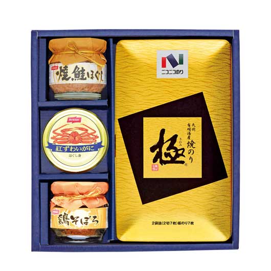 ニコニコのり〈MBシリーズ〉「極」焼のり･瓶･缶詰合せ画像3