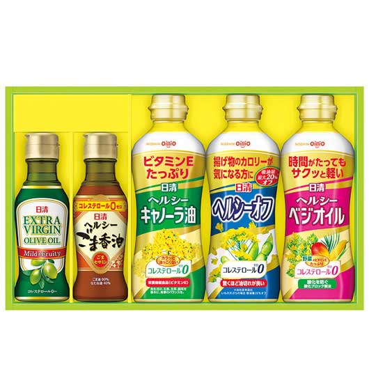 日清オイリオ オリーブオイル＆バラエティオイルギフト画像2