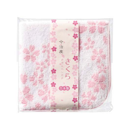  今治　さくらタオルハンカチ