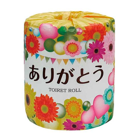  【100個単位】感謝の言葉「ありがとう」トイレットロール