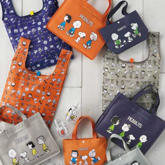 【プチギフト 800円】スヌーピーライン ランチバッグ デパ地下 高校生 タオルハンカチ 雑貨 700円 おしゃれ ポーチ ミニ コンパクト 弁当 ライン バッグ タオル画像5