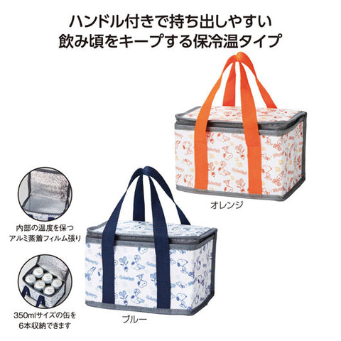  スヌーピー　ハッピー保冷温６缶バッグ
