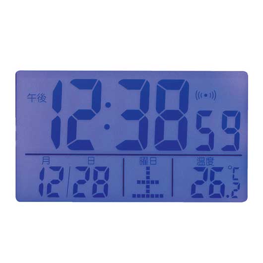 電波目覚まし時計画像4