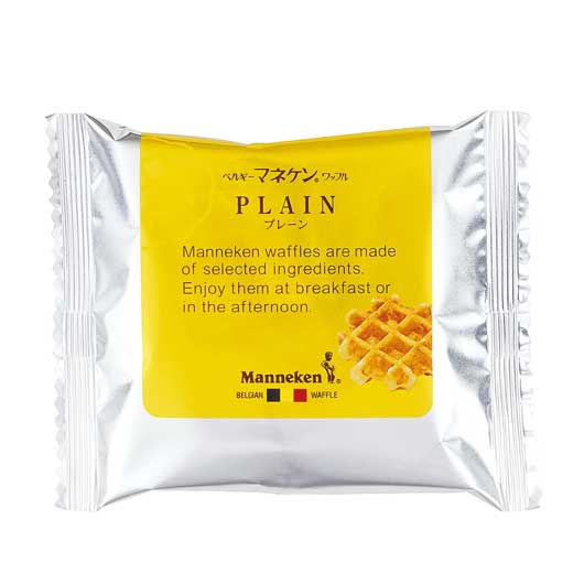 【48個単位】マネケン　ベルギーワッフル２個入（プレーン１・ココア１）画像5