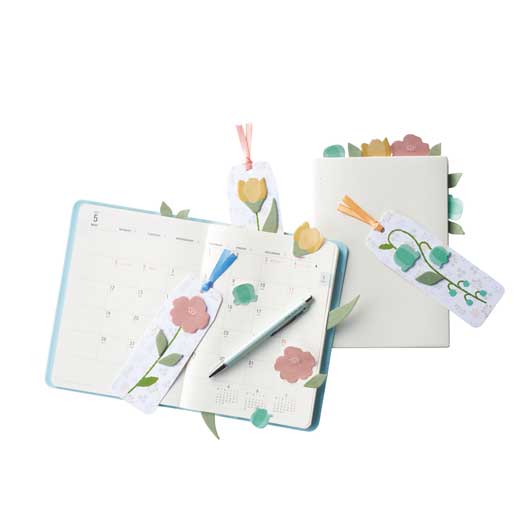 フラワーブックマークふせん画像8