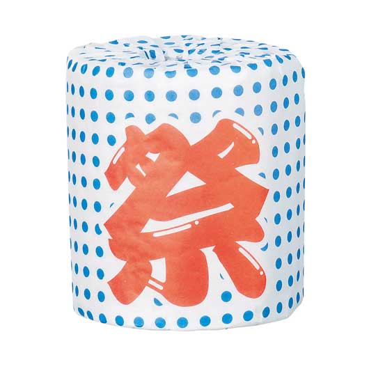 【100個単位】夏柄トイレットロール　豆絞り画像2
