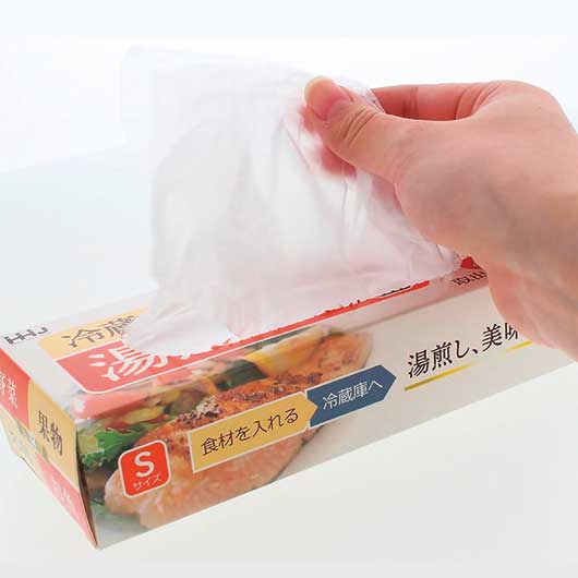 湯煎できるポリ袋Ｓサイズ８０枚入画像3