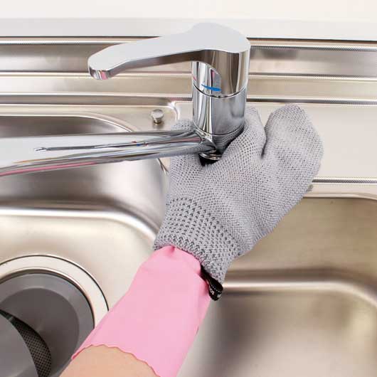 ビストロ先生和歌山生まれの手袋たわし　グレー画像4