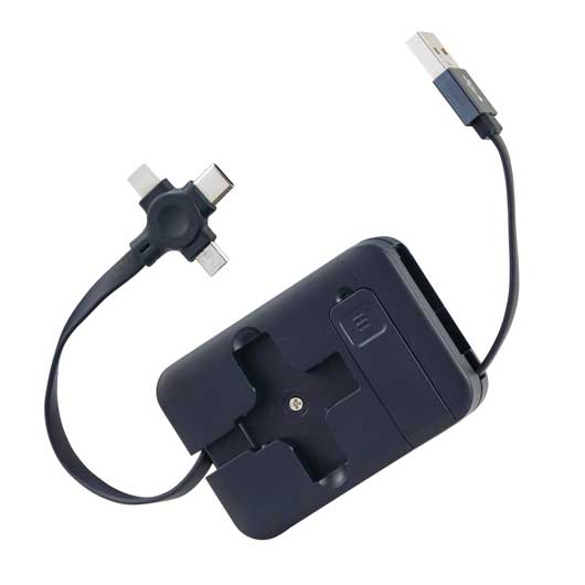 スマホスタンド付　３ｉｎ１ＵＳＢケーブル画像3