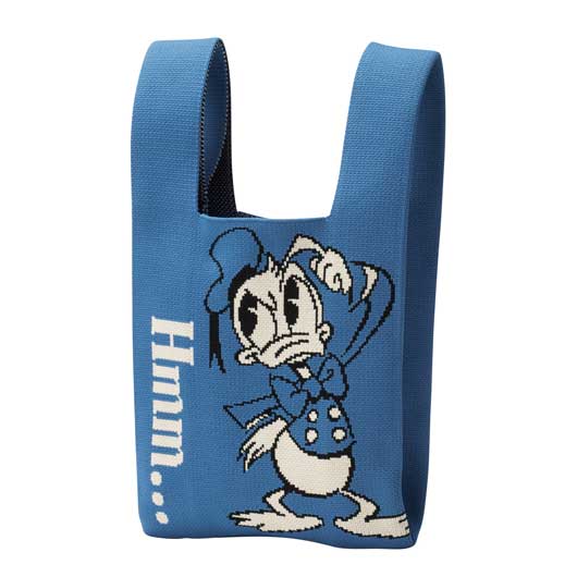 ミッキー＆ドナルド　ニットバッグ画像4