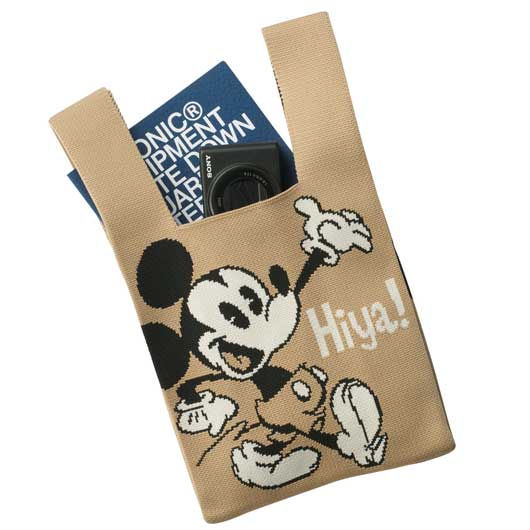 ミッキー＆ドナルド　ニットバッグ画像5