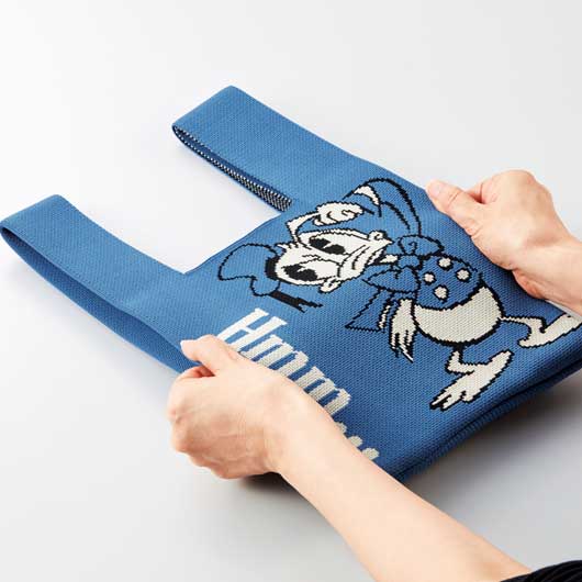 ミッキー＆ドナルド　ニットバッグ画像7