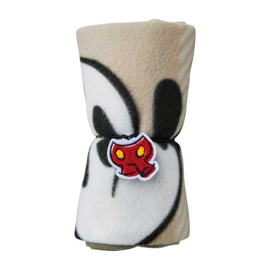 ミッキー＆ドナルドワッペン付ブランケット画像4