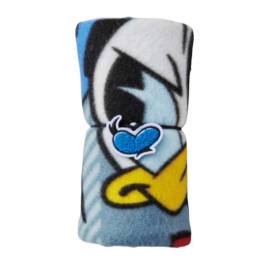 ミッキー＆ドナルドワッペン付ブランケット画像6