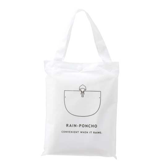 バッグ付レインウェア　ポンチョ画像2