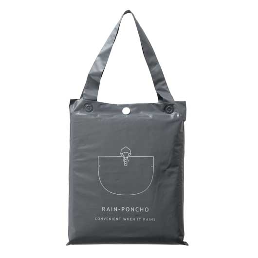 バッグ付レインウェア　ポンチョ画像3
