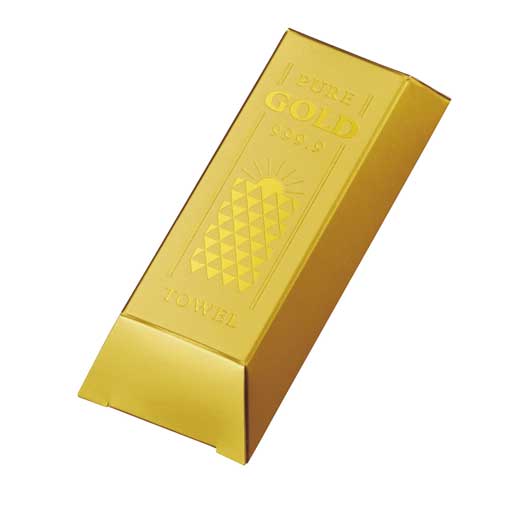  ゴージャス　ゴールドバータオル