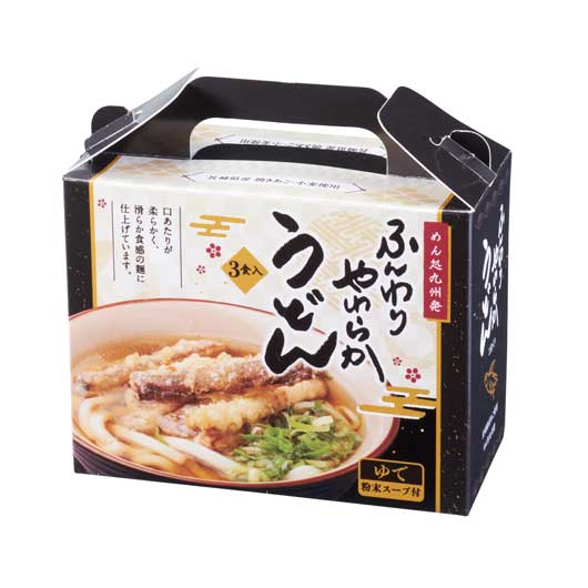  【72個単位】めん処九州発　やわらかうどん３食入
