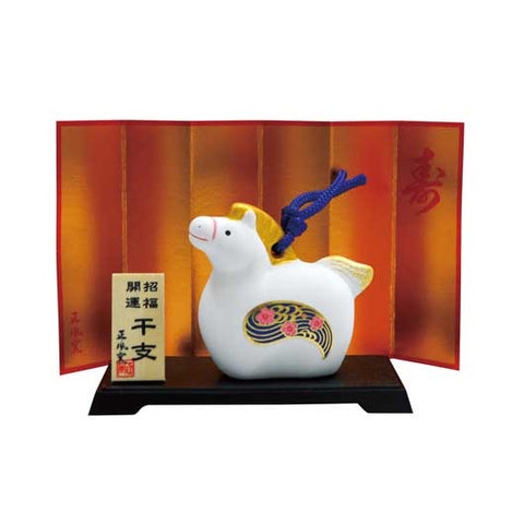  吉兆干支土鈴飾り　午
