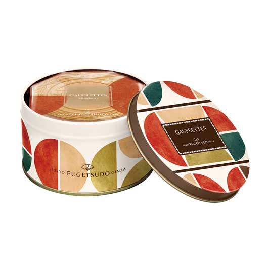  【24個単位】東京風月堂クリスマス袋付ゴーフレットミニ缶６枚入