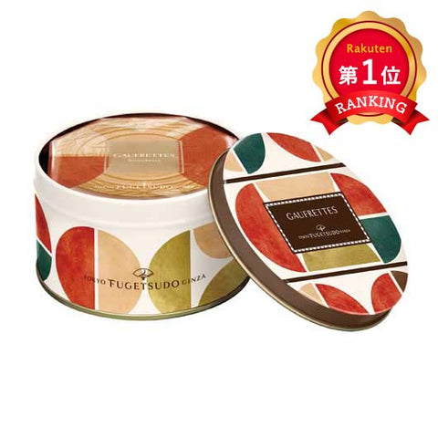  【24個単位】東京風月堂クリスマス袋付ゴーフレットミニ缶６枚入