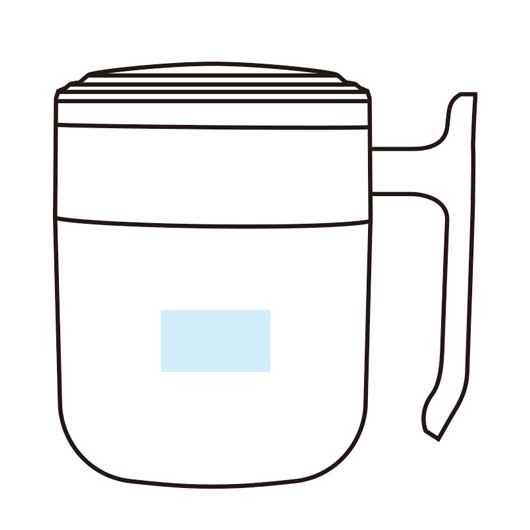 フタ付ダブルウォールステンレスマグ画像7