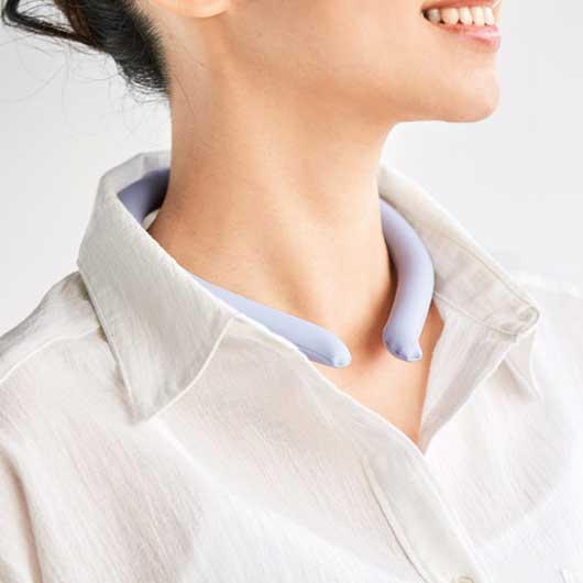 保冷ポーチ付　極細ネックヒンヤリング画像7