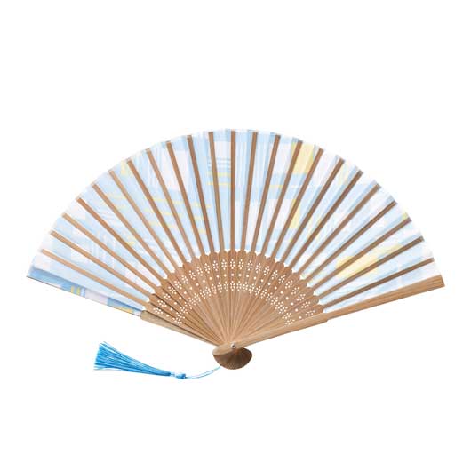 伊砂文様　涼彩扇子画像4