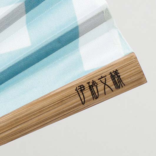 伊砂文様　涼彩扇子画像8