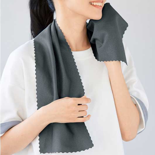 ヒンヤリＵＶガード　デイリークールタオル画像3