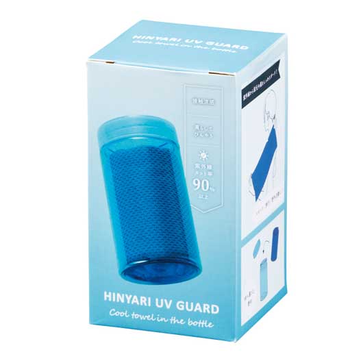  ヒンヤリＵＶガード　ボトル入クールタオル