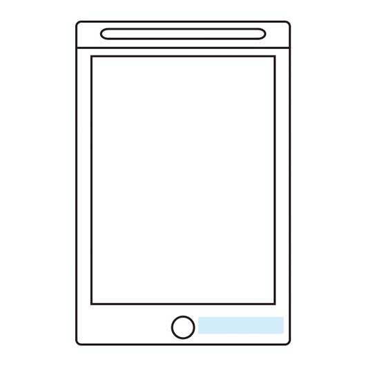 ペタっと貼れる！電子メモパッド　ラージ画像10