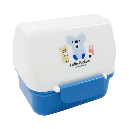  Ｌｉｔｔｌｅ　Ｐｏｃｋｅｔｓ　おにぎりお弁当箱　ブルー