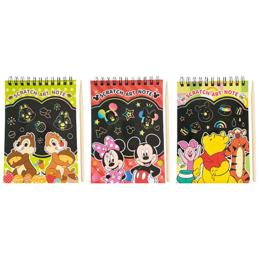  キャラクター　スクラッチノート