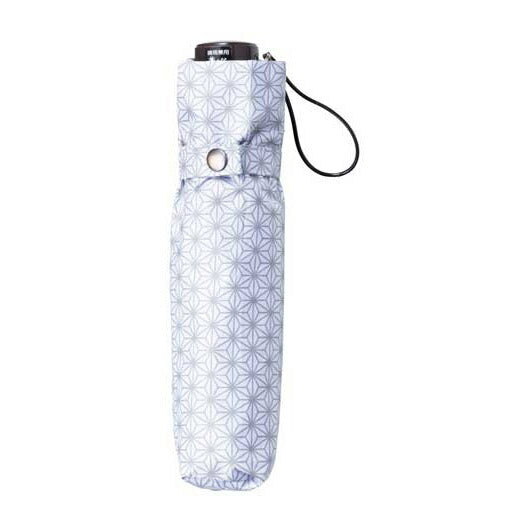 モノクロ和柄　晴雨兼用折りたたみ傘画像4