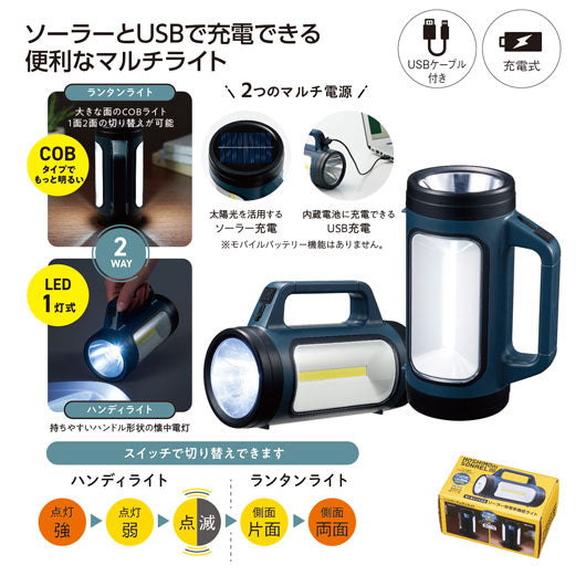 モシモニソナエル　ソーラー充電多機能ライト画像2