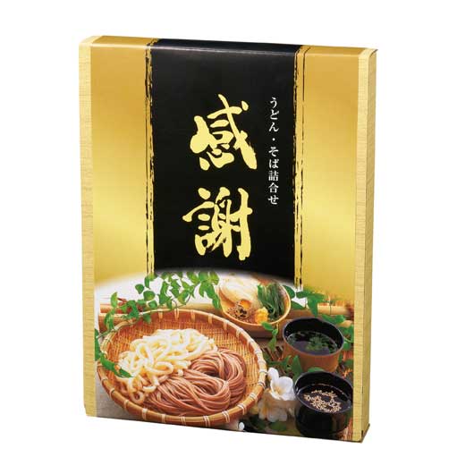 【30個単位】「感謝」うどん・そば８束セット画像2