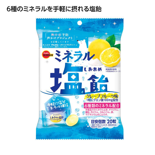  【48個単位】ブルボン　ミネラル塩飴