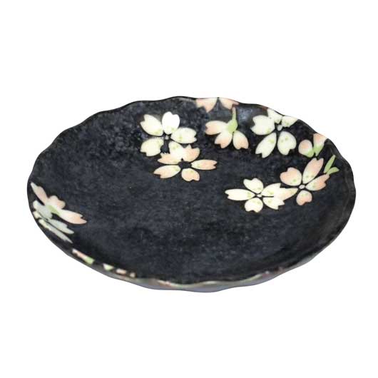 【120個単位】宇野千代　リサイクル陶器「しずか桜」豆皿画像2