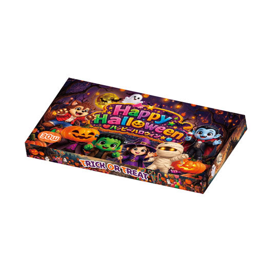  【300個単位】ハッピーハロウィンＢＯＸティッシュ３０Ｗ