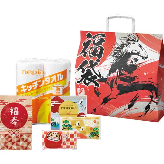 【24個単位】干支福袋　イチ押し！日用品５点セット　２０２６画像2