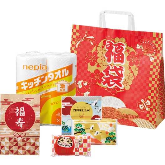 【24個単位】七宝福袋　イチ押し！日用品５点セット　２０２６画像2