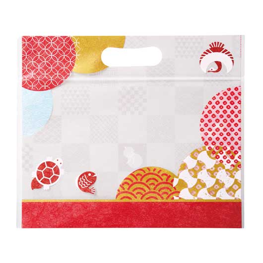 【120個単位】えんぎもん福袋　来福日用品４点セット画像7