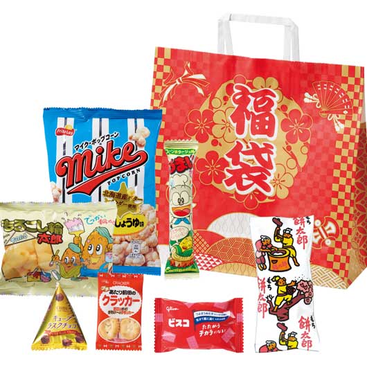 【30個単位】駄菓子福袋　わんぱく７点セット　２０２６画像2