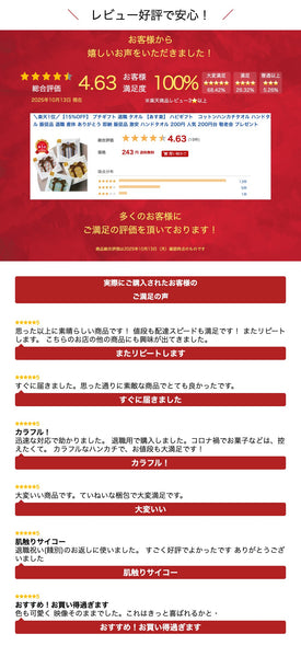 ハピギフト　コットンハンカチタオル画像12
