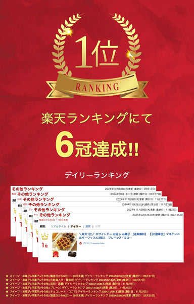 【48個単位】マネケン　ベルギーワッフル２個入（プレーン１・ココア１）画像2